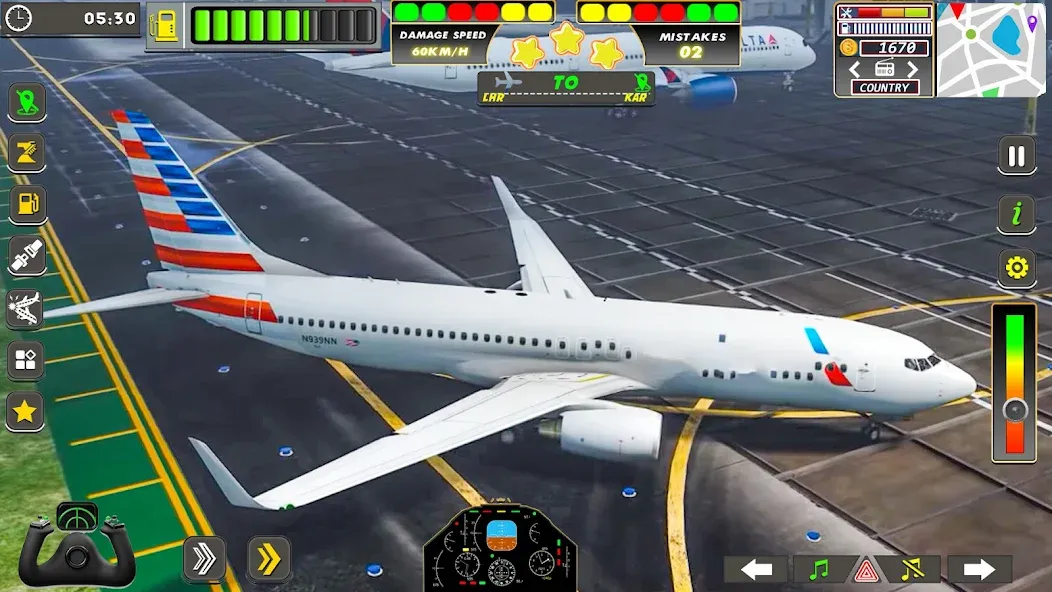 Real Flight Sim Airplane Games (Реал Флайт Сим Авиасимуляторы игры на самолеты) [МОД Все открыто] APK Android Screenshot 5