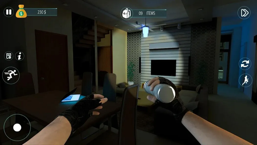 Sneak Thief Simulator: Robbery [МОД Бесконечные монеты] APK Android Screenshot 1