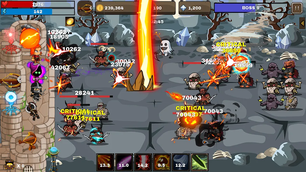 Final Castle Defence:Idle RPG (Финальная Защита Замка) [МОД Mega Pack] APK Android Screenshot 1