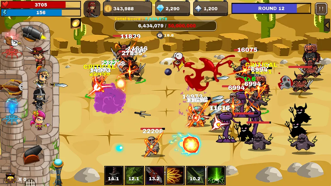 Final Castle Defence:Idle RPG (Финальная Защита Замка) [МОД Mega Pack] APK Android Screenshot 2