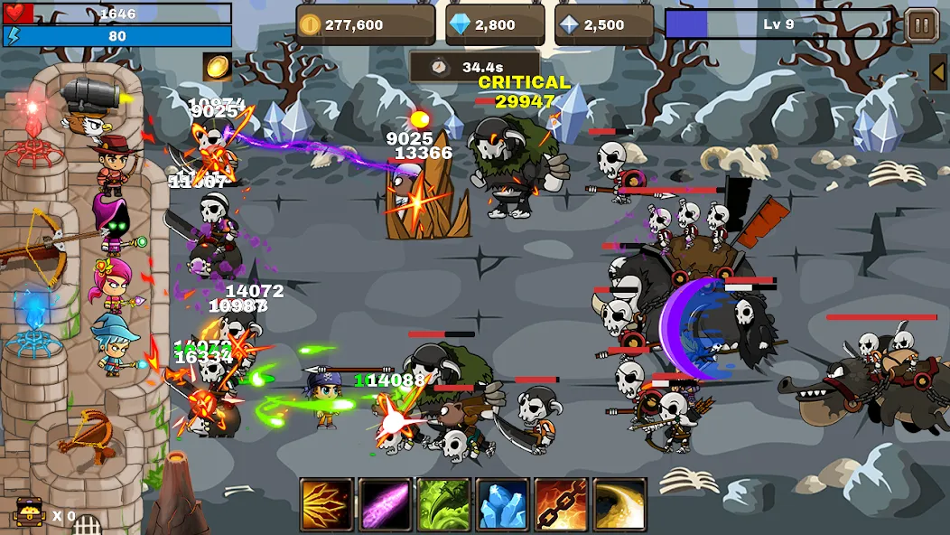 Final Castle Defence:Idle RPG (Финальная Защита Замка) [МОД Mega Pack] APK Android Screenshot 5