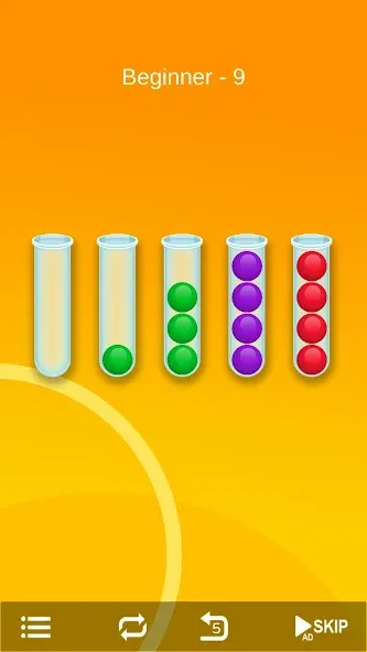 Ball Sort - Bubble Sort Puzzle (Болл Сорт) [МОД Бесконечные монеты] APK Android Screenshot 4