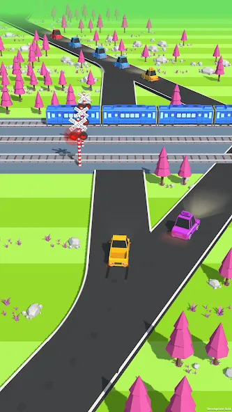 Traffic Run!: Driving Game [МОД Бесконечные монеты] APK Android Screenshot 1