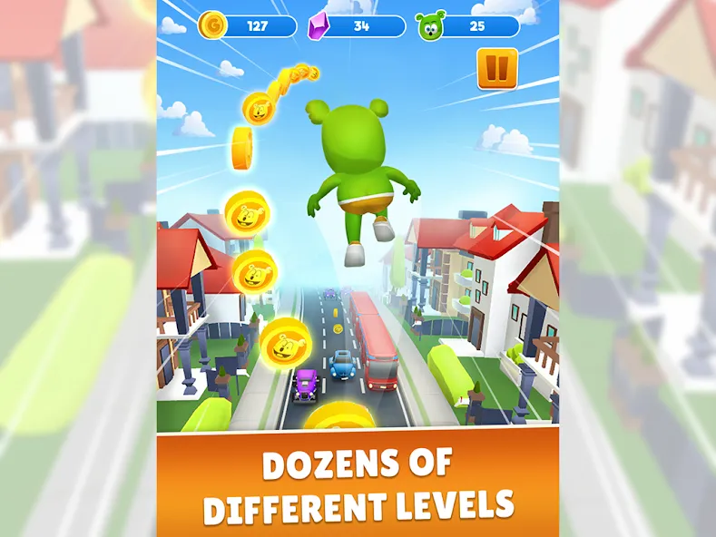 Gummy Bear Run: Running Games (Гамми Бер Ран) [МОД Unlocked] APK Android Screenshot 5