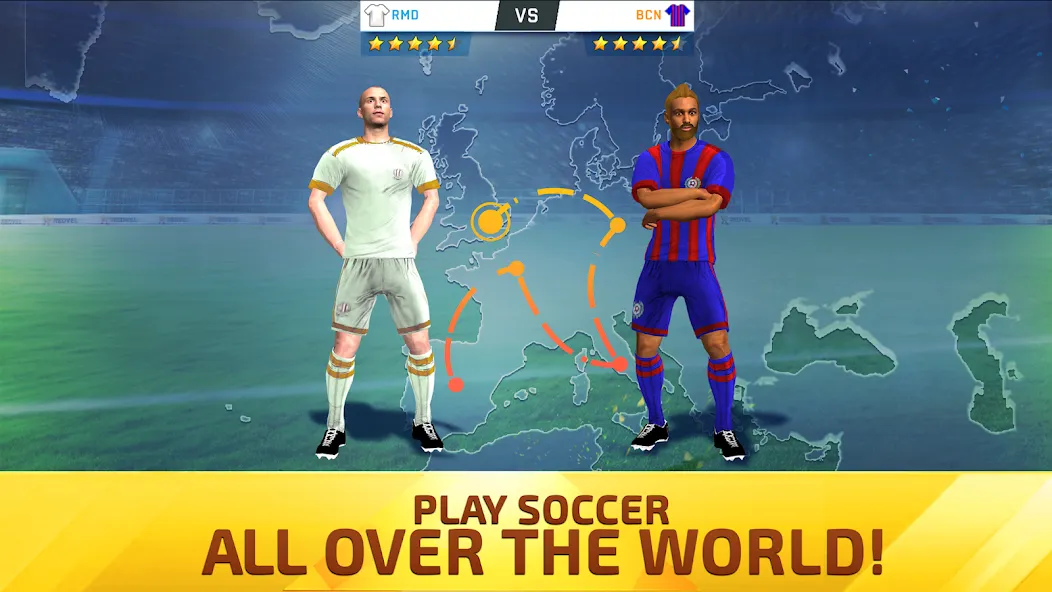 Soccer Star 24 Top Leagues (Футбольная звезда 23 Топ Лиги) [МОД Бесконечные монеты] APK Android Screenshot 5