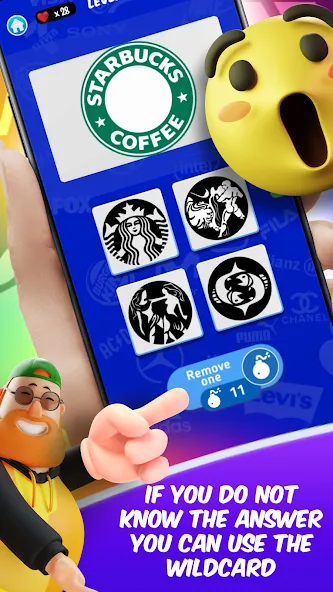 Logomania - Logo Quiz Original (Логомания 1) [МОД Бесконечные монеты] APK Android Screenshot 4