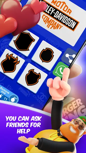 Logomania - Logo Quiz Original (Логомания 1) [МОД Бесконечные монеты] APK Android Screenshot 5