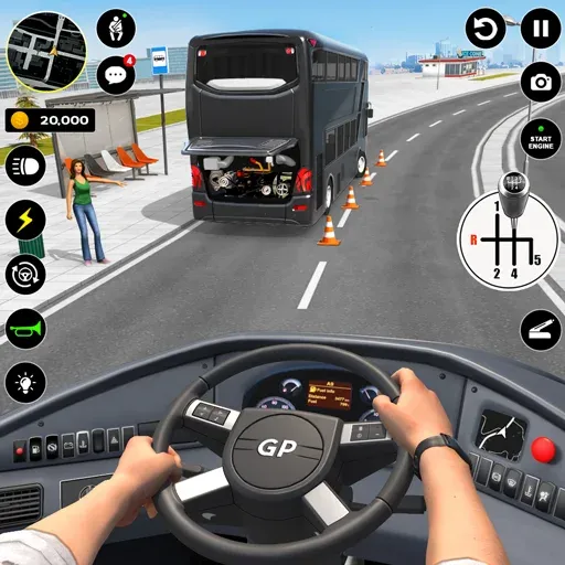 Bus Simulator : 3D Bus Games (Бас Драйвинг Симулятор ПВП Игра) [МОД Unlocked] APK Android Screenshot 1