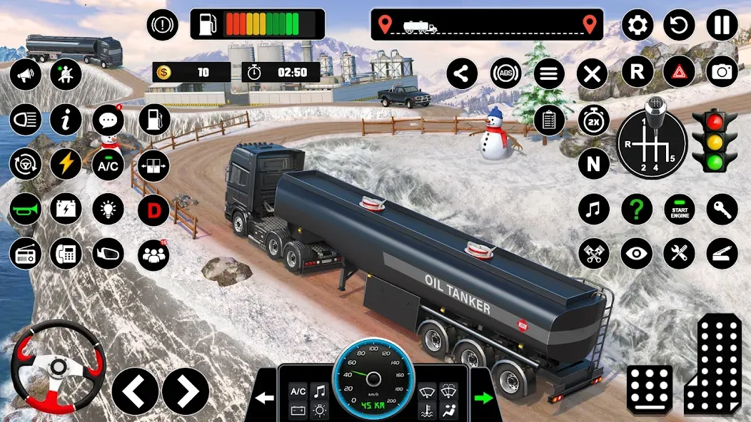 Oil Truck Games: Driving Games [МОД Premium] APK Android Screenshot 2