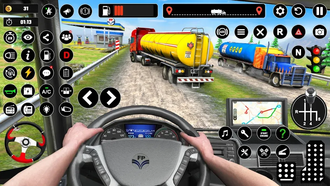 Oil Truck Games: Driving Games [МОД Premium] APK Android Screenshot 4