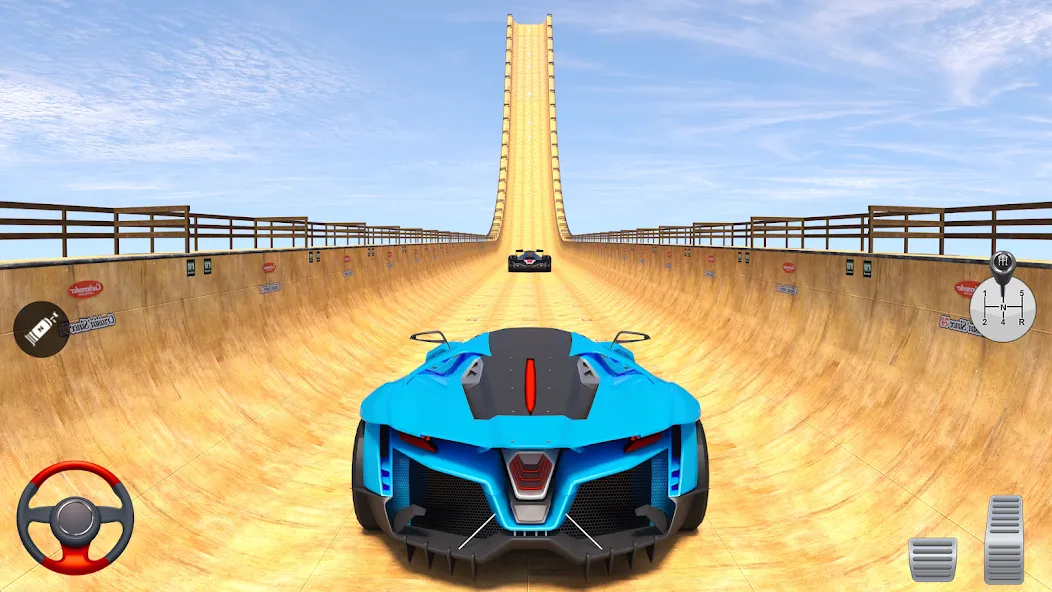Superhero Car: Mega Ramp Games (Рамп Кар Гейм) [МОД Unlocked] APK Android Screenshot 4