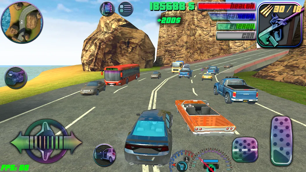 Crazy Miami Online (Крейзи Майами Онлайн) [МОД Меню] APK Android Screenshot 2