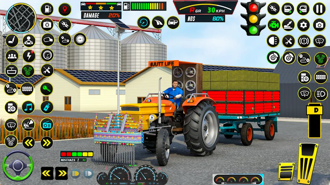 Farming Tractor Game Simulator (Фарминг Трактор Игра Симулятор) [МОД Бесконечные монеты] APK Android Screenshot 3