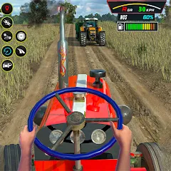Farming Tractor Game Simulator (Фарминг Трактор Игра Симулятор) [МОД Бесконечные монеты] APK Android