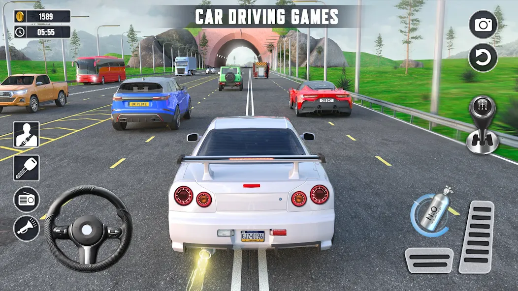 Real Highway Car Racing Games [МОД Меню] APK Android Screenshot 1