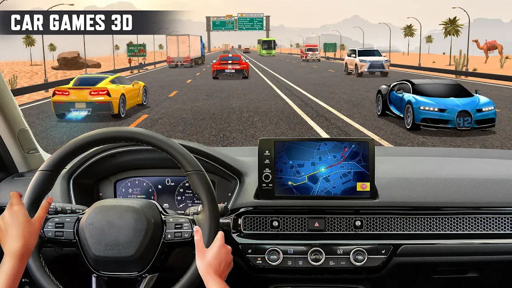 Real Highway Car Racing Games [МОД Меню] APK Android Screenshot 4