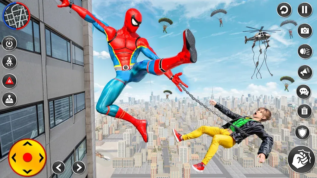 Spider Rope Hero Spider Games [МОД Unlocked] APK Android Screenshot 2