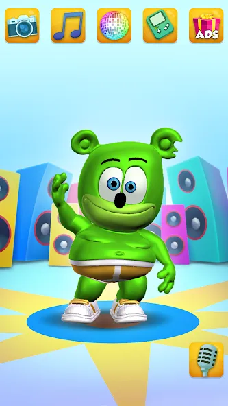 Talking Gummy Bear Kids Games [МОД Бесконечные монеты] APK Android Screenshot 1
