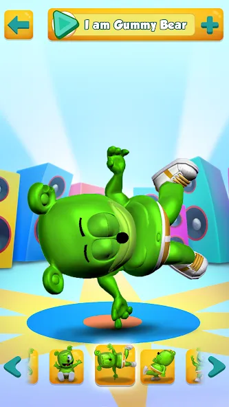 Talking Gummy Bear Kids Games [МОД Бесконечные монеты] APK Android Screenshot 5
