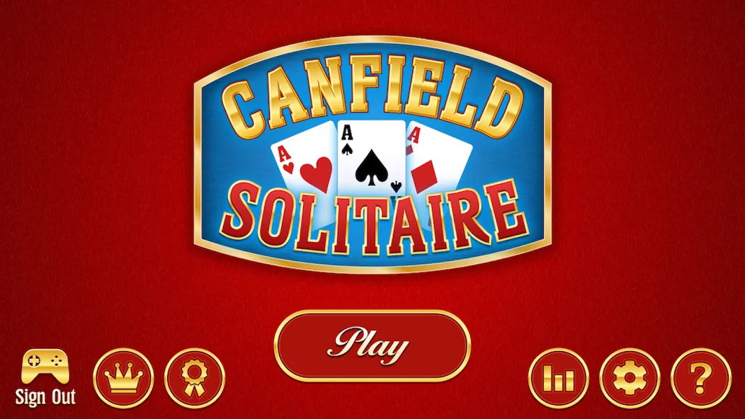 Canfield Solitaire (Кэнфилд пасьянс) [МОД Меню] APK Android Screenshot 4
