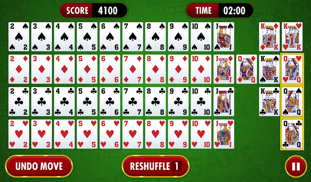 Gaps Solitaire Challenge (Гапс Солитер Челлендж) [МОД Все открыто] APK Android Screenshot 2