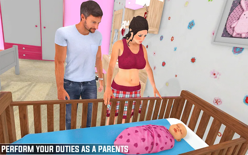 Pregnant Games Mommy Simulator [МОД Много денег] APK Android Screenshot 1