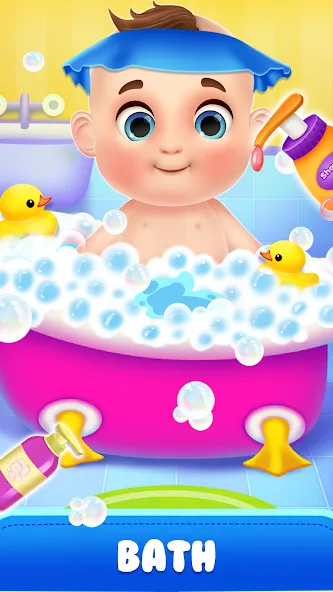 Mom newborn babysitter care (Мама новорожденного няня заботится) [МОД Меню] APK Android Screenshot 5