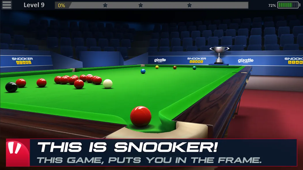 Snooker Stars - 3D Online Spor (Снукер Старс) [МОД Бесконечные монеты] APK Android Screenshot 1