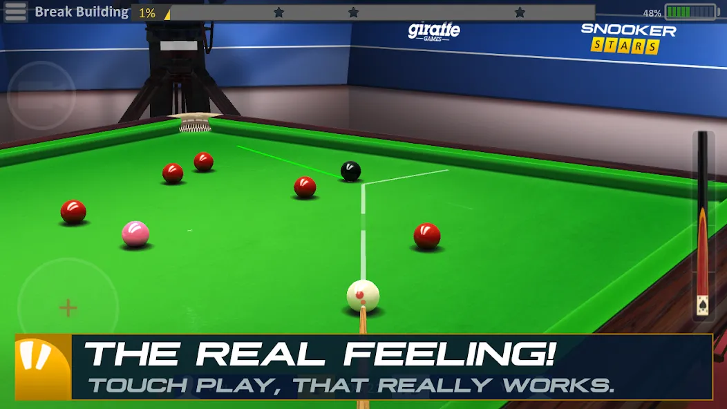 Snooker Stars - 3D Online Spor (Снукер Старс) [МОД Бесконечные монеты] APK Android Screenshot 2