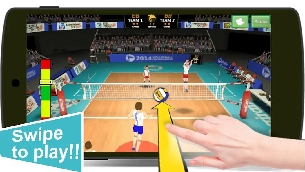 Volleyball Champions 3D - Onli [МОД Premium] APK Android Screenshot 2