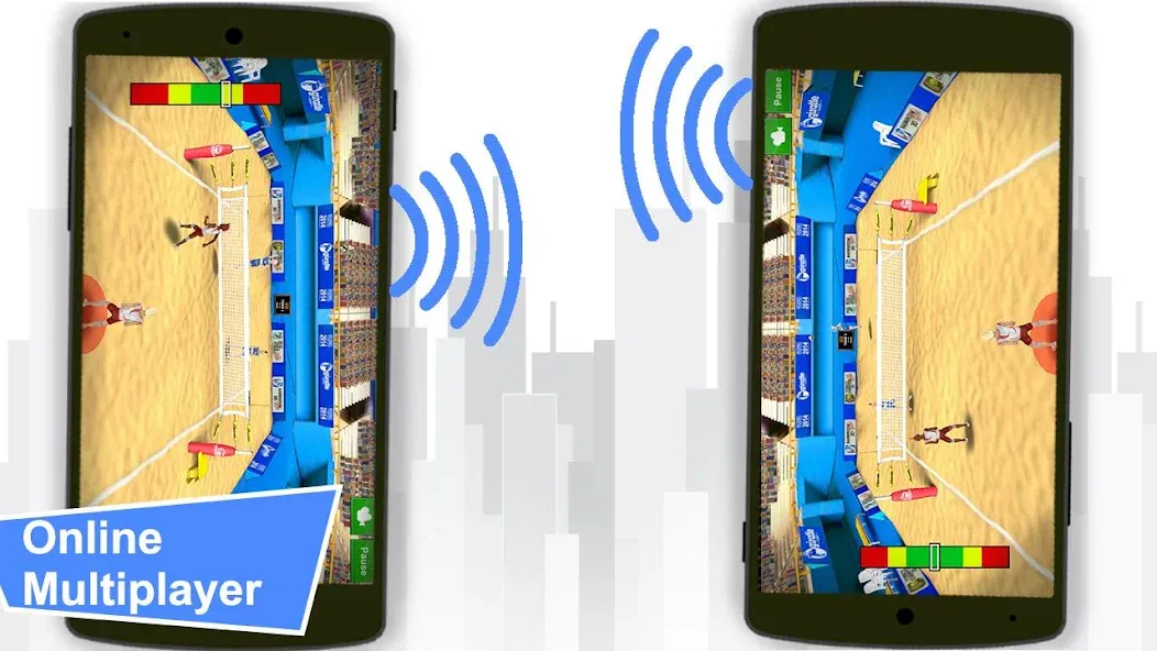 Volleyball Champions 3D - Onli [МОД Premium] APK Android Screenshot 3