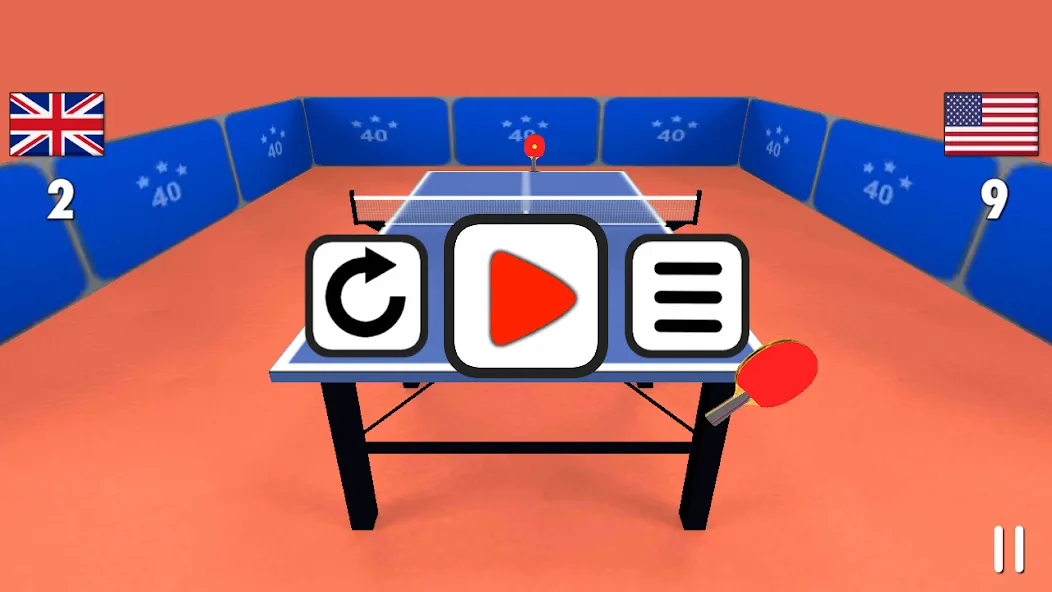 Table Tennis 3D [МОД Premium] APK Android Screenshot 4
