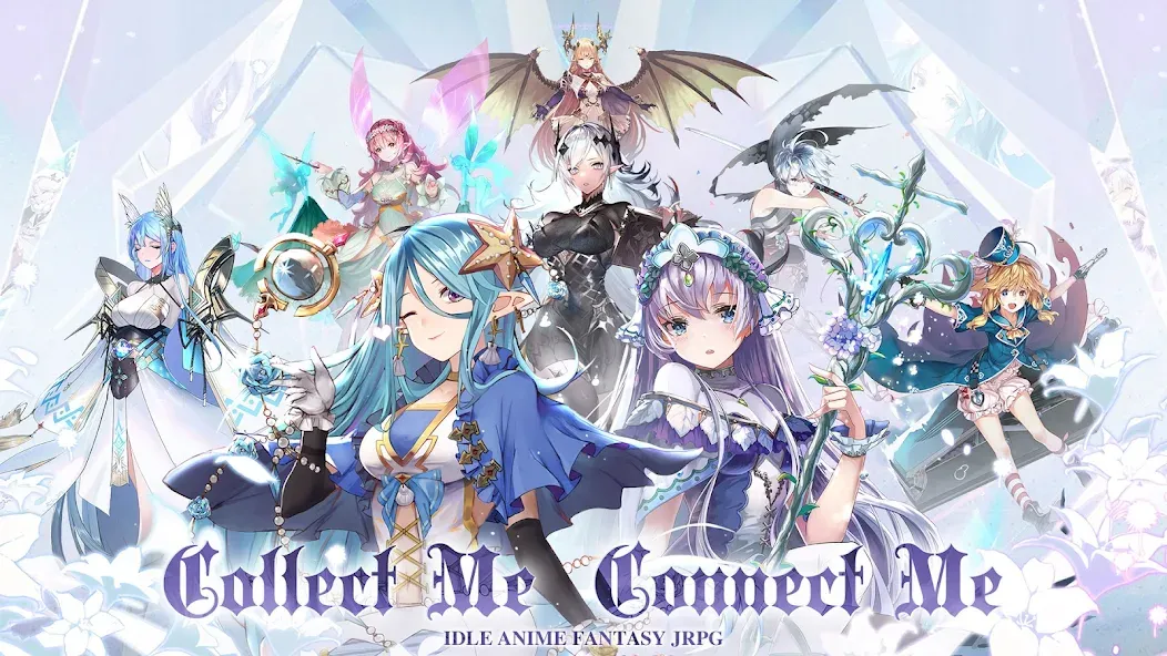 Girls' Connect: Idle RPG [МОД Все открыто] APK Android Screenshot 1