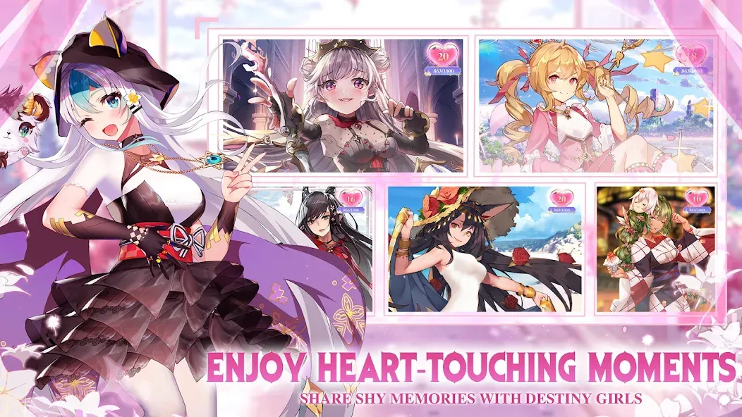 Girls' Connect: Idle RPG [МОД Все открыто] APK Android Screenshot 4