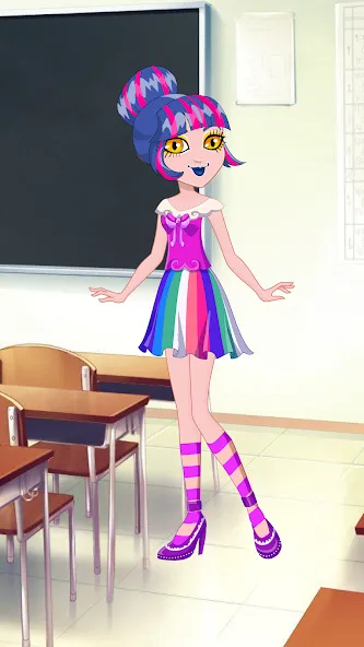 Pony College Student Dress Up (Пони Студент Колледжа Одеваются) [МОД Меню] APK Android Screenshot 3