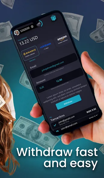 Cash Earning App Givvy Videos (Кэш Заработок Приложение  Видео) [МОД Бесконечные монеты] APK Android Screenshot 3
