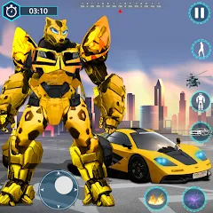Flying Robot Transforming Game [МОД Unlocked] APK Android