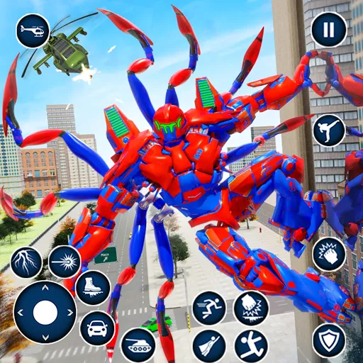 Spider Robot: Robot Car Games (Спайдер Робот) [МОД Много денег] APK Android Screenshot 1