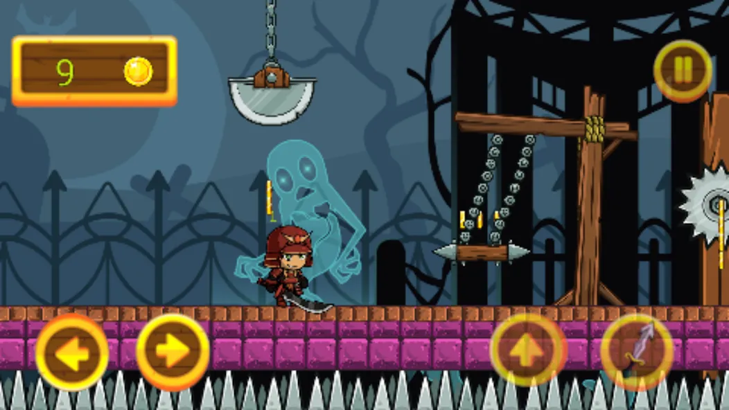 samurai adventure (самурайские приключения) [МОД Unlocked] APK Android Screenshot 4