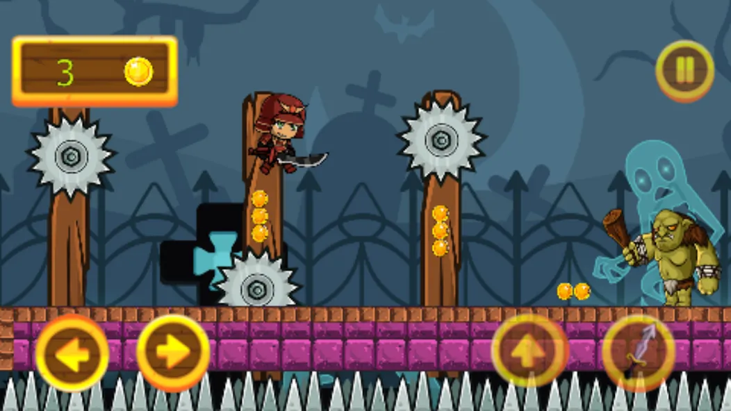 samurai adventure (самурайские приключения) [МОД Unlocked] APK Android Screenshot 5