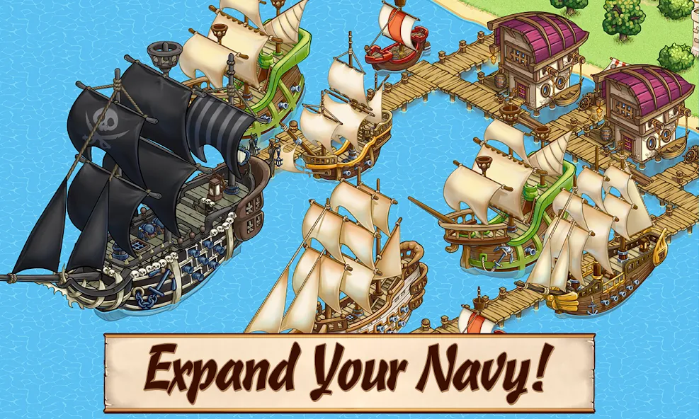 Pirates of Everseas (Пираты Эверсис) [МОД Mega Pack] APK Android Screenshot 1
