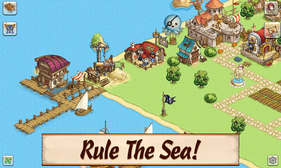 Pirates of Everseas (Пираты Эверсис) [МОД Mega Pack] APK Android Screenshot 4