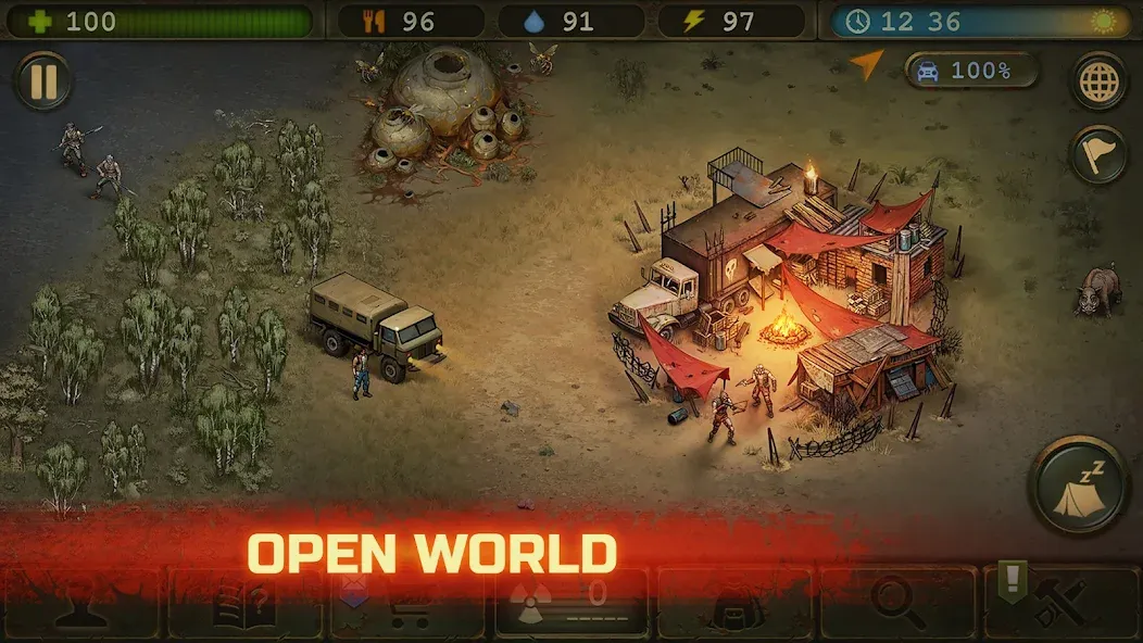 Day R Survival: Last Survivor (Дей Р Сурвайвал Гейм) [МОД Mega Pack] APK Android Screenshot 2