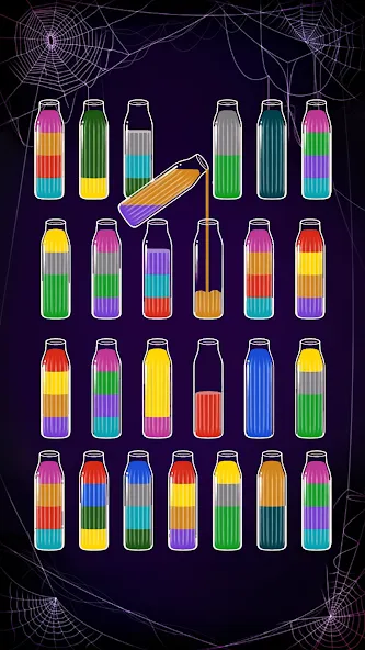 Soda Sort: Water Color Puzzle (Сода Сорт) [МОД Меню] APK Android Screenshot 2