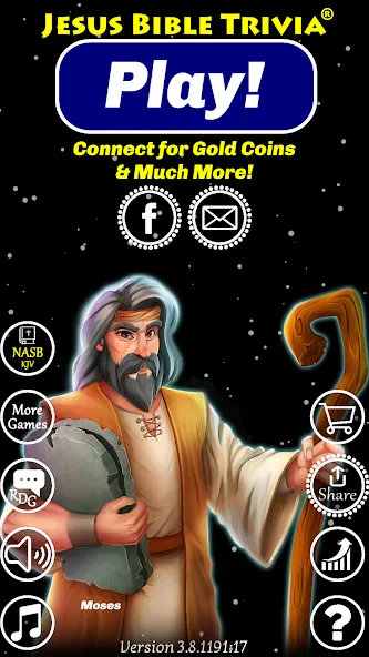 Jesus Bible Trivia Games Quiz (Джизус Библ Тривиа Геймс Квиз) [МОД Бесконечные монеты] APK Android Screenshot 1