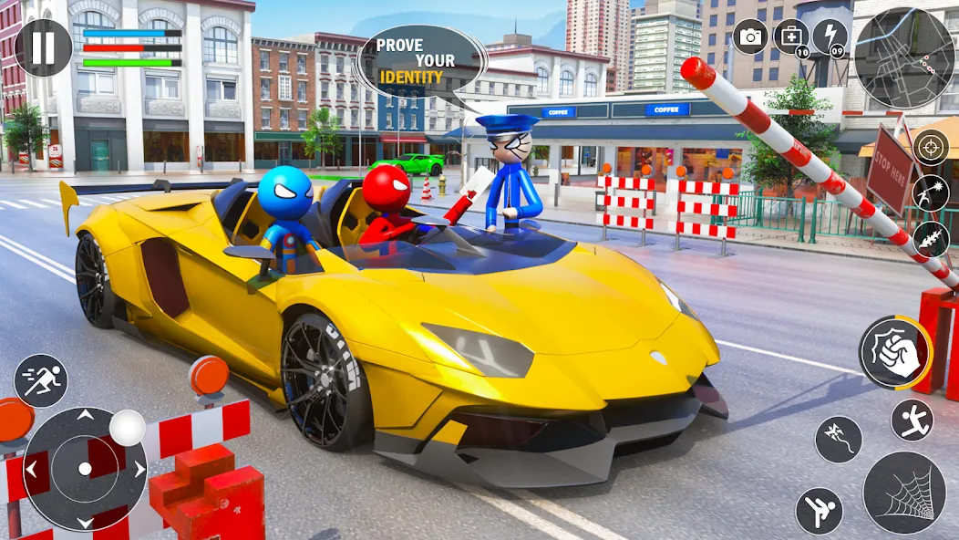 Spider Game-Stickman Rope Hero [МОД Все открыто] APK Android Screenshot 5