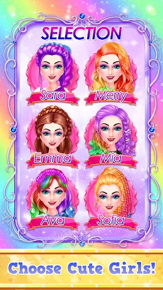 Fashion Braid Hairstyles Salon [МОД Premium] APK Android Screenshot 2
