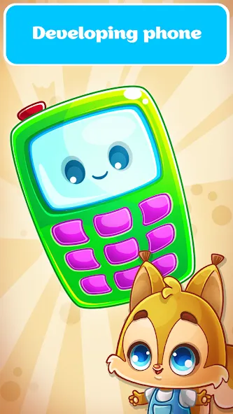 Babyphone game Numbers Animals [МОД Все открыто] APK Android Screenshot 1