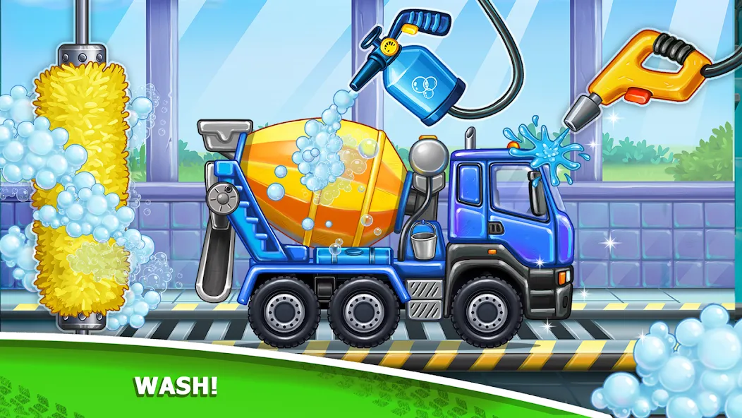 Kids truck games Build a house [МОД Unlocked] APK Android Screenshot 2