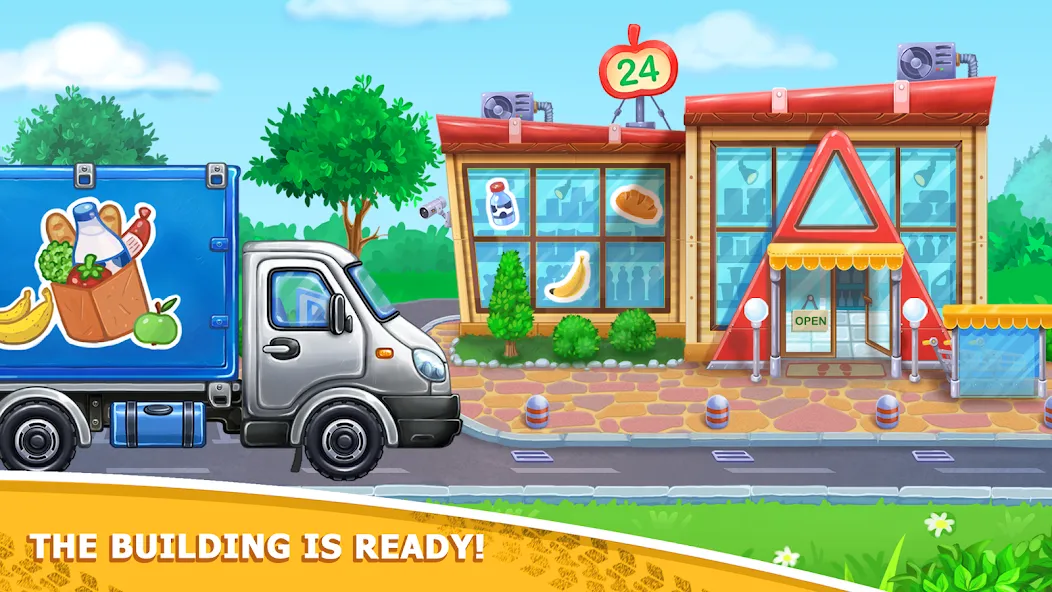 Kids truck games Build a house [МОД Unlocked] APK Android Screenshot 5